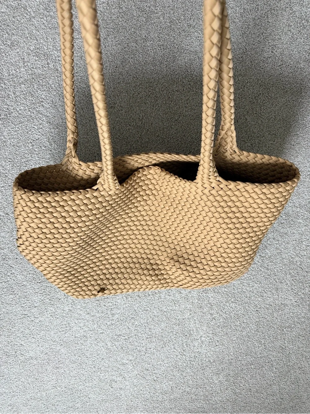 CALIA by Carrie Underwood Woven Tote Bag in Tan